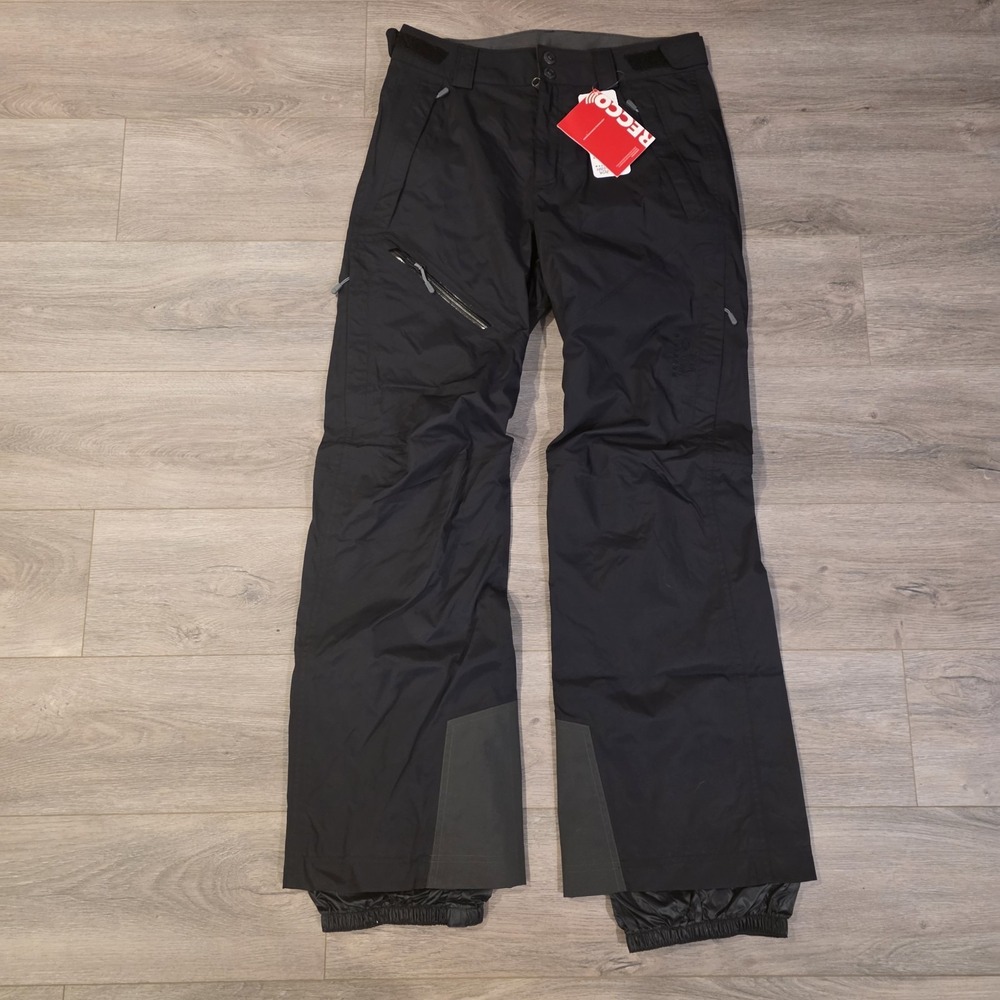 Mountain Hardwear Recco Snow Pants Mens Small Black Snowboarding